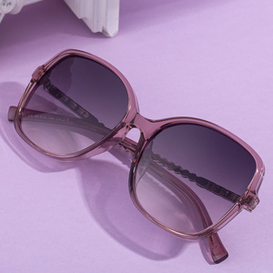 Nouvelles lunettes de soleil polarisées carrées tendance pour femmes avec incrustation de perles, protection UV400, monture en métal TR, verres TAC - Product Image 4