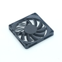 Ventilateur de refroidissement DC sans balais ultra-plat 80x80x10mm 8010 5V 12V 24V CE UL silencieux à haut débit d'air