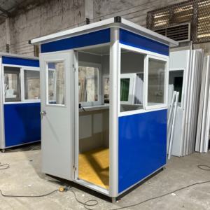 Cabina de guardia TOPPRE de alta calidad, cabina de boletos para exteriores, cabina de guardia moderna, caja de centinela desmontable, cabaña portátil, <span class=keywords><strong>Casa</strong></span> de Guardia prefabricada - Product Image 5