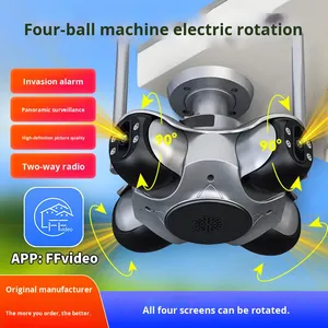 Wifi Mạng độ nét cao Bullet ngoài trời <span class=keywords><strong>Camera</strong></span> giám sát nhà với bốn màn hình và Pan-Tilt đơn vị nhìn toàn cảnh - Product Image 6