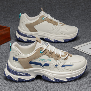 รองเท้าเดินแบบสปอร์ตสำหรับผู้ชาย ระบายอากาศได้ดี พื้นรองเท้าน้ำหนักเบา พร้อมระบบรองรับแรงกระแทก เหมาะสำหรับกีฬากลางแจ้ง - Product Image 4