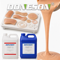 Doneson Silicone souple réaliste haute résistance pour corps humain, série DSA-42XX A/B, durcissement à température ambiante 1:1 pour moulage