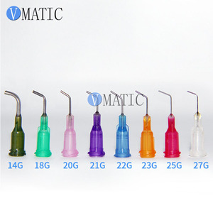 Ngành công nghiệp sử dụng chất lỏng keo phân phối 1/2 inch 45 độ cong 14g-27 đo <span class=keywords><strong>luer</strong></span> Khóa Pha Chế ống tiêm kim <span class=keywords><strong>tip</strong></span> - Product Image 3