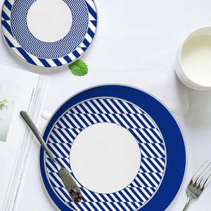 Juego de Vajilla de Cerámica de Porcelana China Azul y Blanca de Diseño Japonés, Ecológico, Venta al por Mayor de Fábrica, Platos de Presentación - Product Image 2