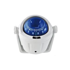 Riviera Compass Series IDRA Ø 3 Soporte blanco Puntero de pantalla de esfera de latón de cobre para acampar Senderismo Deportes Actividades al aire libre - Product Image 1