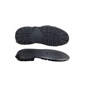 Semelles de chaussures pour hommes en PVC, antidérapantes, résistantes à l'eau, design durable pour un usage quotidien, confort de marche facile - Product Image 1