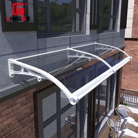 Installer l'auvent contre le mur porte fenêtre protection UV auvents légers