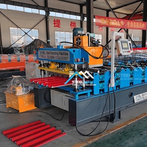 Machine de formage de tôles de toit en acier coloré trapézoïdal 780 IBR entièrement automatique populaire libyen - Product Image 3