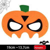 Ornement personnalisé en feutre polyester imprimé Citrouille et Chat Noir, Décoration d'Halloween pour la maison, les fêtes et l'arbre, Décoration de vacances effrayante, Léger
