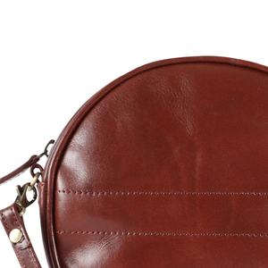 Sac à bandoulière en cuir pu à chaîne, petit sac à épaule rond, personnalisé, t-0049 - Product Image 4