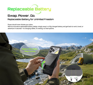 โทรศัพท์มือถือ Cubot Kingkong Dura รุ่นทนทาน แบตเตอรี่ถอดเปลี่ยนได้ 5000mAh ชิปเซ็ต T620 ระบบปฏิบัติการ Android 16 รองรับ NFC หน่วยความจำ 12+256GB หน้าจอ LCD 6.88 นิ้ว 120Hz มาตรฐาน IP68 พร้อมเซ็นเซอร์ลายนิ้วมือ - Product Image 5