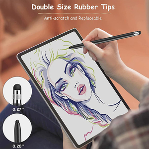 Lápiz Táctil de Doble Punta, Universal, Capacitivo, para iPad y Android, Material de Silicona, Metal y Plástico para Teléfonos Inteligentes - Product Image 2