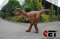 Costume de dinosaure animatronique portatif pour adulte, Pachycephalosaurus, pour attraction de parc à thème, centre commercial, aéroport, CET-PAC15