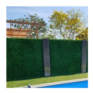 Ruopei Shein 50*50CM Artificial Plant Wall Panel Lawn Landscape Green Leaves Wall Decoration for Baby Shower Backdrop