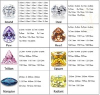 Pierres synthétiques CZ 5A, taille octogonale princesse, pierres CZ en vrac couleur Olive/Péridot/D-Péridot