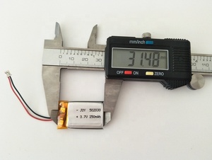 502030 3,7 V 250 mAh 052030 Li-Polymer-Batterie mit pcm auf Lager für elektronische Produkte - Product Image 4