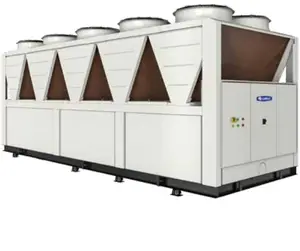 Высокоэнергоэффективный винтовой охладитель с частичным восстановлением тепла и воздушным охлаждением и горячей водой, от 180 кВт до 700 кВт R134a