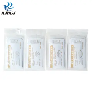 CETTIA KD911 plain catgut absorbable sutures with needles used for vet animal surgical suture