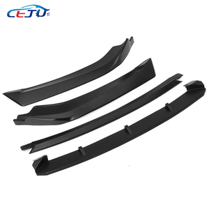4Pcs Kit de carrosserie de pare-chocs avant Accessoires de voiture Diffuseur de pare-chocs avant pour Honda <span class=keywords><strong>Civic</strong></span> <span class=keywords><strong>Sedan</strong></span> 2016 2017 <span class=keywords><strong>2018</strong></span> - Product Image 4