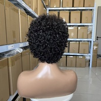 Perruque brésilienne romantique à ondulations lâches, 100 % cheveux humains vierges, nouveau design, ondulations plates, style court bouclé, sans colle