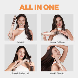 เครื่องมือจัดแต่งทรงผมใหม่6อิน1ความเร็วสูงเครื่องดัดผมด้วยลมร้อนอัตโนมัติในขั้นตอนเดียว - Product Image 2