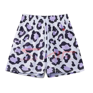 High Quality Custom Men's 5 Inch Basketball Shorts Elastic Waist Double <b>Layer</b> Polyester Mesh Quick Dry Breathable Manufactured - Product Image 3