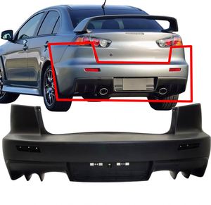 Protezione di conversione paraurti posteriore per auto PP paraurti posteriore protettore paraurti posteriore per mitMitsubishi Lancer EVO <span class=keywords><strong>X</strong></span> stile 2008 - 2016 - Product Image 1