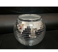 Faveurs de fête de mariée, refroidisseur de vin Disco fait à la main, fête d'enterrement de vie de jeune fille, gobelet à Champagne miroir, tasse à boule Disco, seau à glace