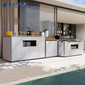 Équipement de <span class=keywords><strong>restaurant</strong></span> XINGPAI Dubaï, station de buffet moderne personnalisée, table de buffet élévatrice pour la restauration hôtelière avec différentes hauteurs - Product Image 2