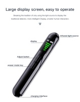 Nouveauté : détecteur de signal de caméra stylo portable, facile à utiliser, détecteur de surveillance sans fil T88, détecteur radio pour les voyages d'affaires