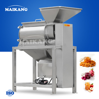 SUS304 Dubbeltraps Fruitontpitter en -pulpmachine voor aardbeien, mango's en perziken, productielijn voor continue verwerking van puree.