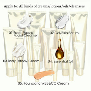 <span class=keywords><strong>Tube</strong></span> de lotion, masque facial, crème, conteneur en aluminium-plastique PP ABL laminé, choix multiples, sortie d'usine de luxe YUANJI, bouchon à vis, rabat - Product Image 3