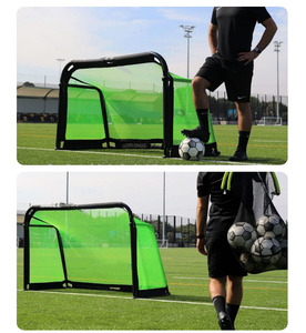 Venta al por mayor poste de portería portátil plegable marco sólido plegable Mini portería de fútbol de aluminio para niños - Product Image 6