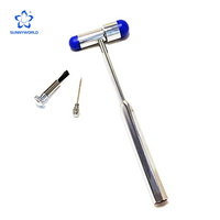 High Quality Double-Headed Steel Reflex Hammers Manual Power Source Polish Finish Colorful Percussion Tool