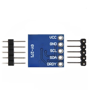 Module de boussole électronique GY-271, capteur de champ magnétique électronique I2C 3V-5V pour Arduino - Product Image 3