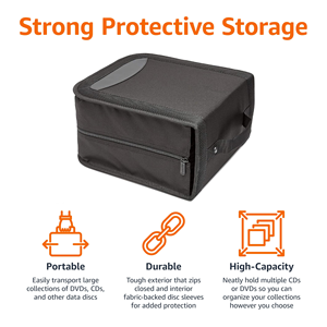 <span class=keywords><strong>Amazon</strong></span> Basics Rose Polyester ABS CD/<span class=keywords><strong>DVD</strong></span> <span class=keywords><strong>Portable</strong></span> Storage Folder 400 Capacity Visor Organizer Modern Style Car Pliable 12 +. - Product Image 4