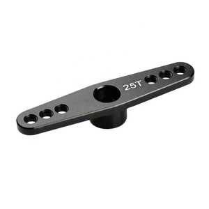 Bras de servo en aluminium simple 25T <span class=keywords><strong>M3</strong></span> pour Futaba Savox Xcore <span class=keywords><strong>HL</strong></span> HSP HD Power DS3225 MG996R Pièces détachées pour bateau RC - Product Image 4