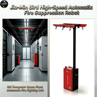Robot d'extinction d'incendie automatique haute sensibilité et haute vitesse Jiu Min Bird, agent Novec 1230 pour salle serveur et centre de données de précision