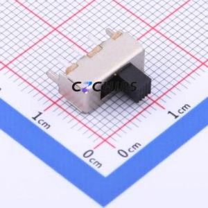 SS-12F45-G040 Slide Switch Through hole Component (THT) Switch Single Pole Double Throw Rectangle Pin Header PC Pin 12mm - Product Image 1