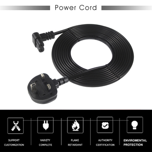 Figure 8 Câble d'alimentation 2 broches compatible avec les imprimantes LED LCD Smart TV Monitor PC Laptop IEC C7 Power UK Lead Plug Cord - Product Image 4