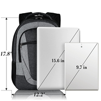 Mochila Personalizable para Hombre, Gran Capacidad, Estilo Simple para Negocios y Viajes, Impermeable, para Ordenador Portátil y Actividades al Aire Libre