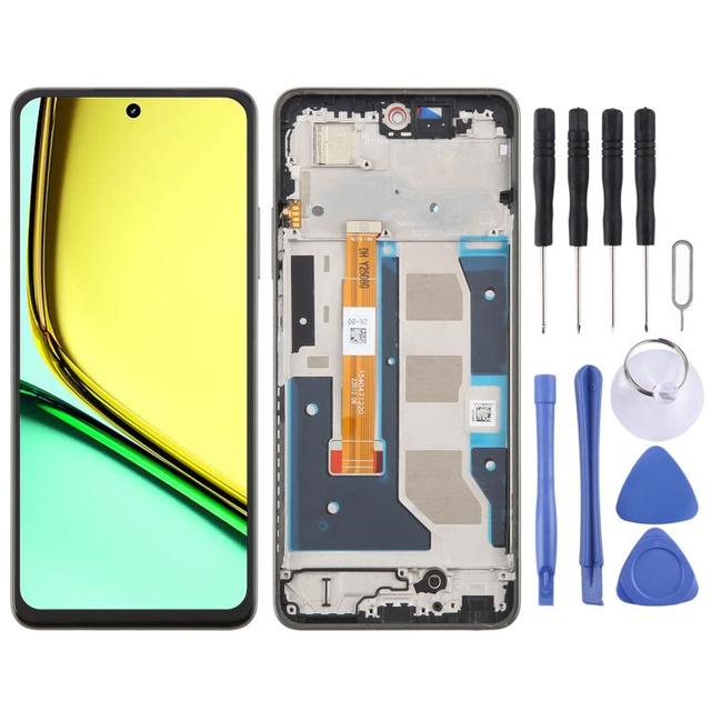 Wholesale for Realme C67 4G RMX3890 OEM LCD Screen Display Digitizer Full Assembly with Frame