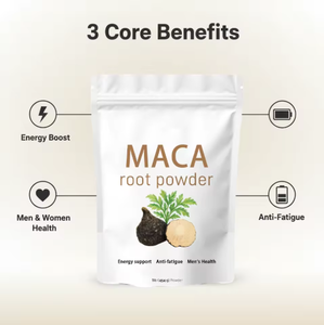 OEM - Extrato de Raiz de <span class=keywords><strong>Maca</strong></span> Preta Orgânica em Pó, Alimento Saudável para Melhorar a Imunidade, Uso Adulto, Sem Glúten, Vegano - Product Image 2