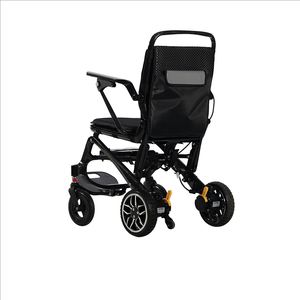 La Silla de Ruedas de fibra de carbono ultraligera plegable con control remoto inteligente puede levantar la silla de ruedas eléctrica con una mano - Product Image 3