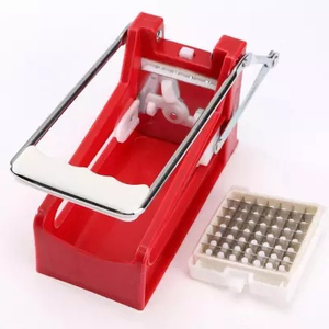 Gadget de <span class=keywords><strong>cuisine</strong></span> pour pommes de terre, Mini coupe-frites de pommes de terre, coupe-légumes multifonction, en plastique écologique - Product Image 5