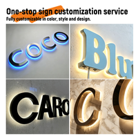 Letreros LED Personalizados para Restaurantes de Carrey Sign Factory, Logotipos para Exteriores, Letreros Luminosos para Tiendas de Bebidas, Letras 3D