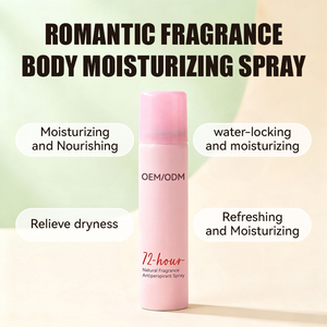 Déodorant Corporel <span class=keywords><strong>Anti</strong></span>-<span class=keywords><strong>Transpirant</strong></span> Personnalisé pour Hommes et Femmes, Spray Corporel Apaisant et Hydratant à la Rose - Product Image 3