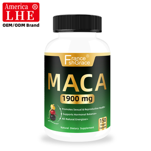 Maca gốc viên nang 1900mg đen đỏ vàng Maca gốc chiết xuất Vegan bổ sung cung cấp năng lượng Maca bổ sung cho nam giới - Product Image 3