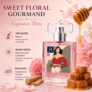 น้ำหอม Zesteq Super Girl กลิ่นหอมหวานดอกไม้ 30 มล. โอ เดอ ปาร์ฟูม กลิ่นหอมติดทนนานสำหรับไลฟ์สไตล์ยุคใหม่ - Product Image 4