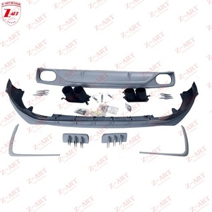 Kit carrosserie Z-ART en PP injecté pour Audi Q8, kit de tuning en plastique pour Q8 2019-2023, pare-chocs avant + diffuseur arrière, pièces de pare-chocs de voiture - Product Image 3